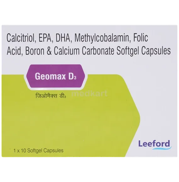 geomax d3 capsule 10's